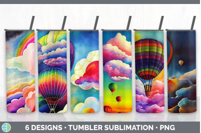 Hot Air Balloon Tumbler Sublimation Bundle