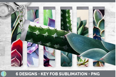 Succulents Key Fob | Wristlet Sublimation