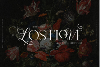 Lost Love Font (Serif Fonts, Classic Fonts, Elegant Fonts)