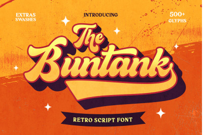 The Buntank  Retro Script