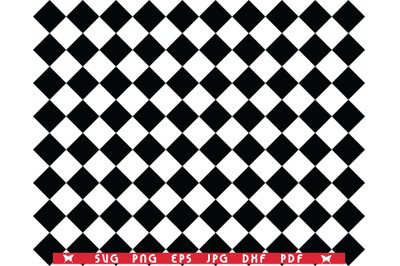 SVG Checkerboard, Seamless pattern digital clipart