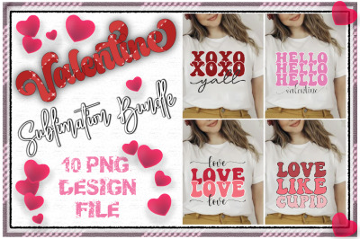 Valentine Sublimation Bundle