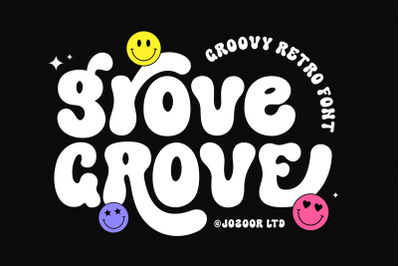 Grove - Retro Groovy Font