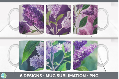 Lilacs Mug Sublimation