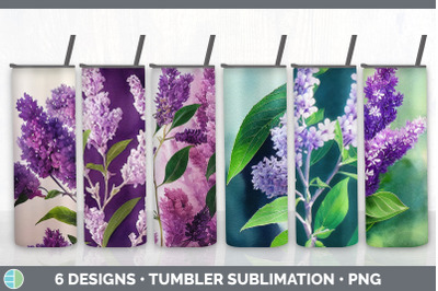 Lilacs Tumbler Sublimation Bundle