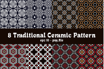 Traditional ceramic pattern