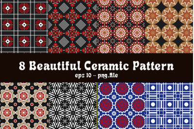 Beautiful ceramic pattern