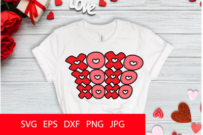 XOXO SVG PNG, Valentine Shirt Svg