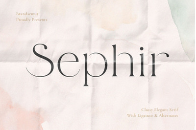 Sephir || Classy Elegant Serif