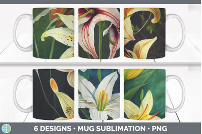 Lilies Mug Sublimation