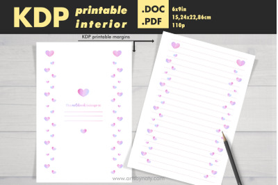 Valentines Day KDP Notebook Interior