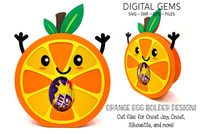 Orange egg holder svg