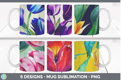 Tulips Mug Sublimation