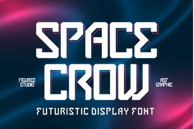 Space Crow - Futuristic Font