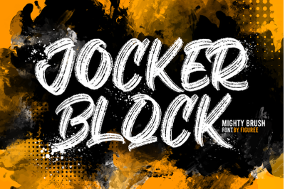 Jocker Block - Brush Font