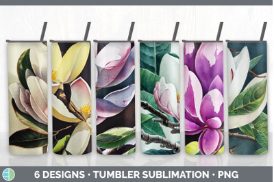 Magnolias Tumbler Sublimation Bundle