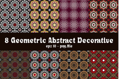 Geometric abstract decorative