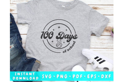 100 Days of School SVG&2C; PNG