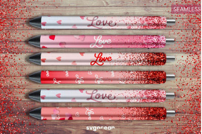 Valentines Pen Wraps Glitter Bundle