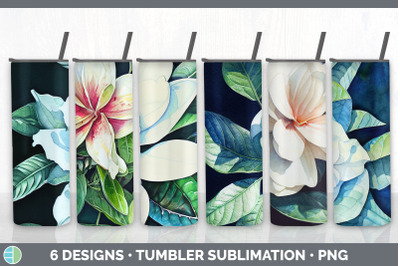 Gardenias Tumbler Sublimation Bundle