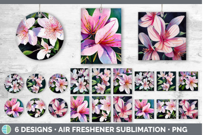 Azaleas Air Freshener | Sublimation Designs Bundle