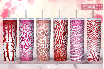 Valentines Leopard Tumbler Sublimation Bundle