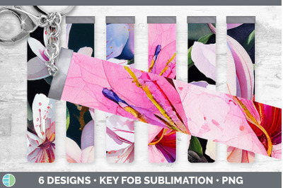 Azaleas Key Fob | Wristlet Sublimation