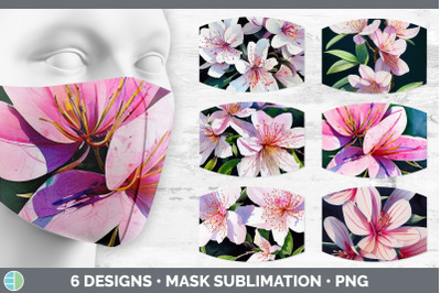 Azaleas Mask | Sublimation Bundle Face Mask Designs