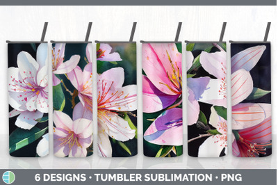 Azaleas Tumbler Sublimation Bundle