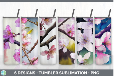 Cherry Blossoms Tumbler Sublimation Bundle