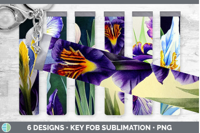 Irises Key Fob | Wristlet Sublimation