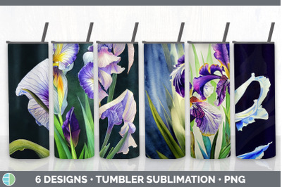 Irises Tumbler Sublimation Bundle