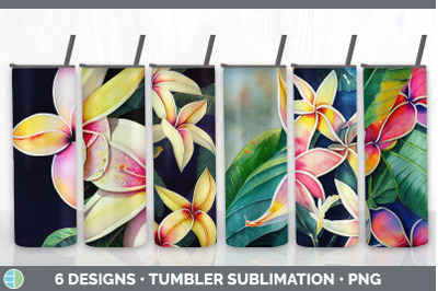 Plumerias Tumbler Sublimation Bundle