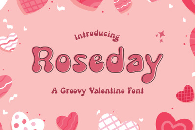 Flabbio Groovy - Retro 70s Font - Valentine Day - Love Day