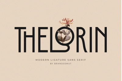 Thelorin || Modern Ligature Sans