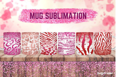 Pink Leopard Mug Sublimation Bundle