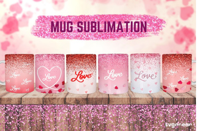 Valentines Mug Wrap Sublimation Bundle