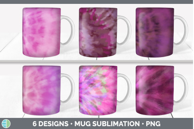 Pink Tie Dye Mug Sublimation