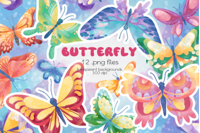 Butterflies Clipart - PNG Files