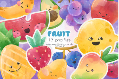 Fruits Clipart - PNG Files