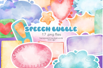 Speech Bubble Clipart - PNG Files