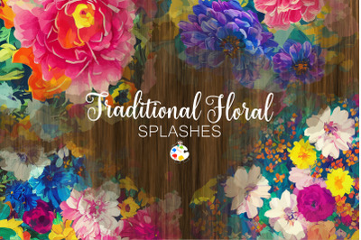 Traditional Country Floral Splashes