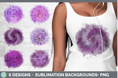 Purple Tie Dye Background | Grunge Sublimation Backgrounds