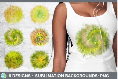 Yellow Tie Dye Background | Grunge Sublimation Backgrounds