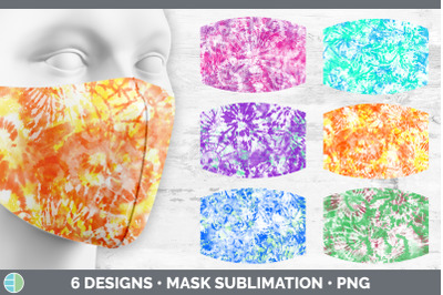 Tie Dye Mask | Sublimation Bundle Face Mask Designs