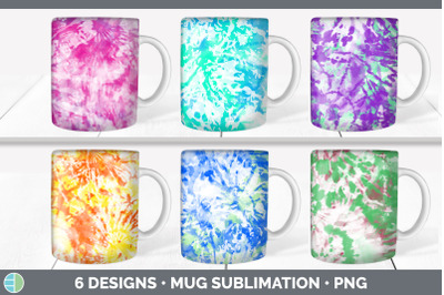 Tie Dye Mug Sublimation Bundle