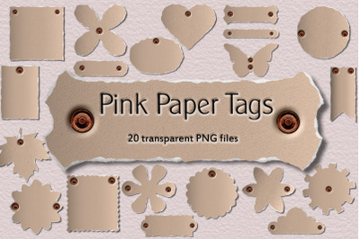 Paper Tags PNG Collection
