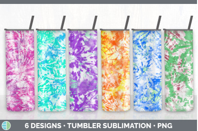 Tie Dye Tumbler Sublimation Design Bundle