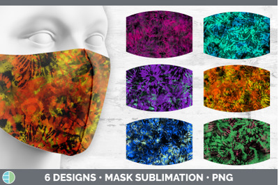 Tie Dye Mask | Sublimation Bundle Face Mask Designs