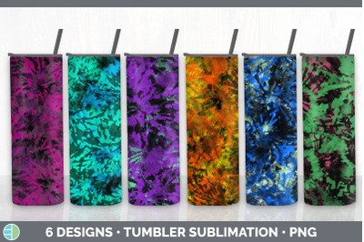 Tie Dye Tumbler Sublimation Design Bundle